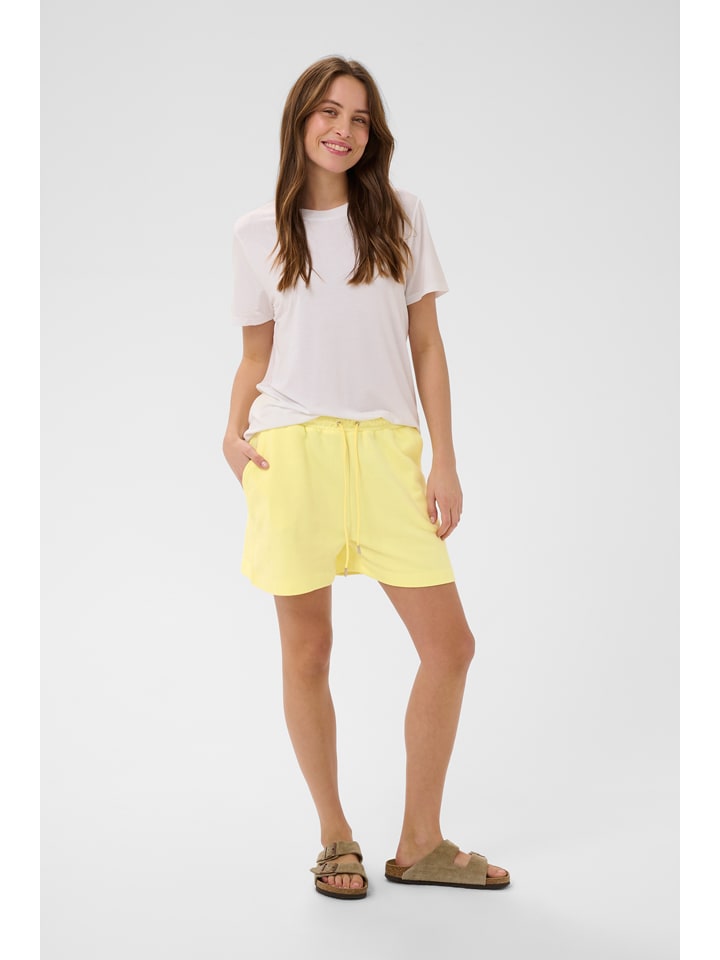 Sweatshorts in Gelb