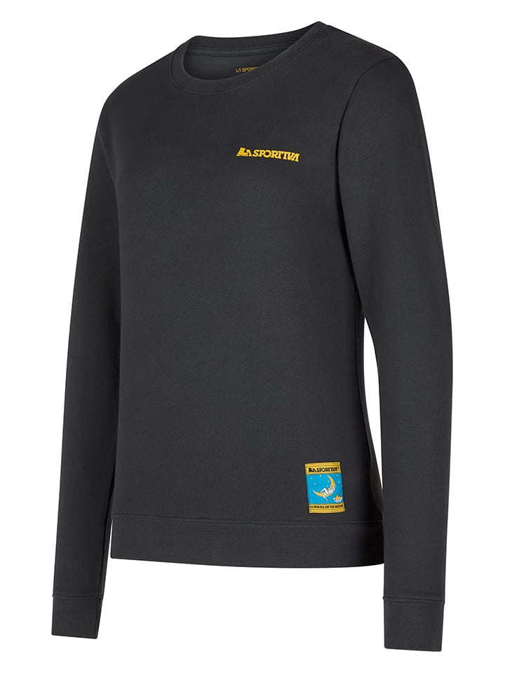 Sweatshirt "Climbing On The Moon" in Schwarz
