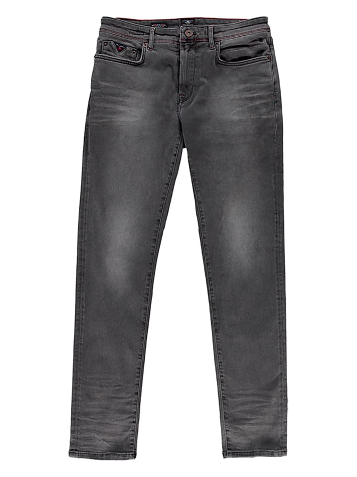 Dżinsy - Tapered fit - w kolorze antracytowym