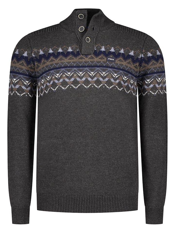 Sweter w kolorze antracytowym