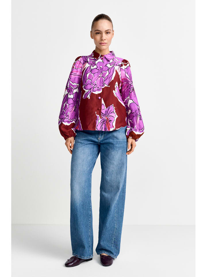 Bluse in Lila