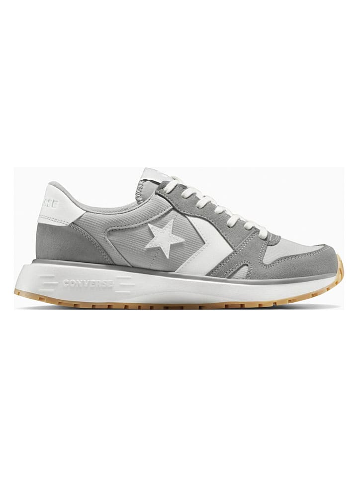 Leren sneakers "Omni Trainer" grijs