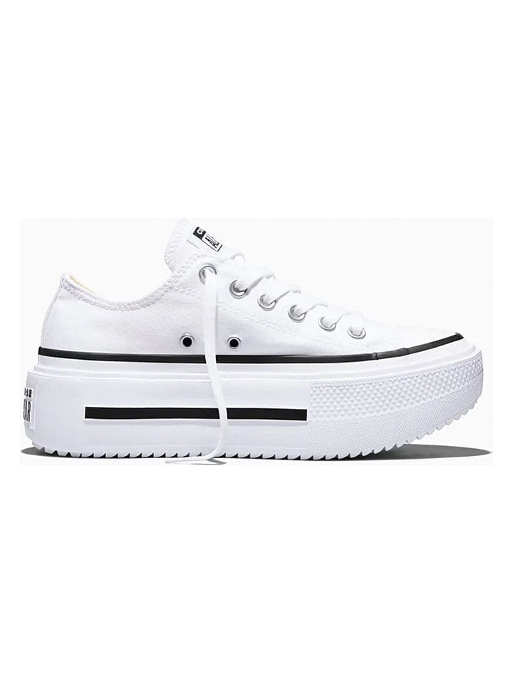 Sneakersy "Chuck Taylor All Star Double Stack" w kolorze białym