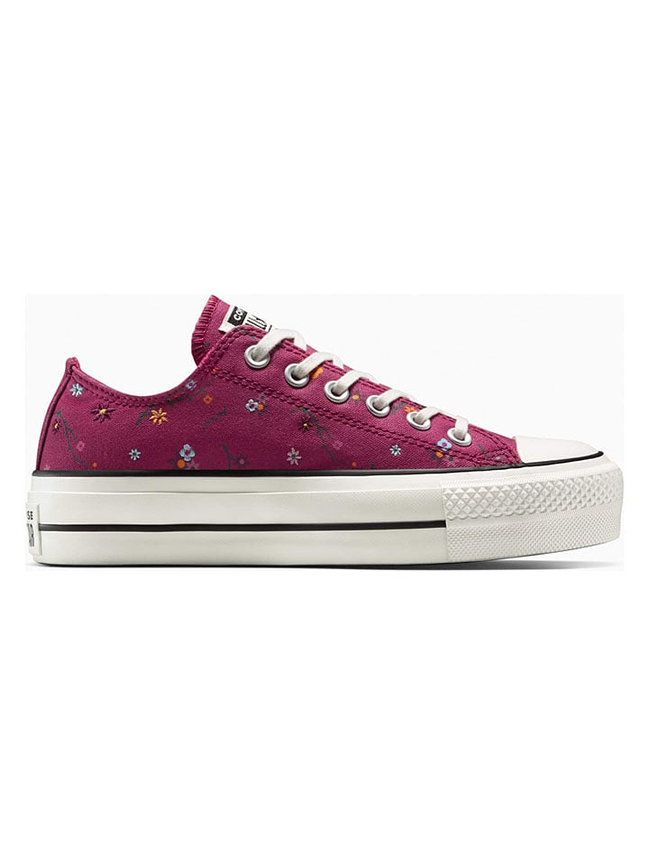 Sneakersy "Chuck Taylor All Star Lift Platform" w kolorze bordowym