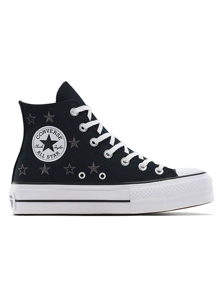 Sneakersy "Chuck Taylor All Star Lift Platfor" w kolorze czarnym