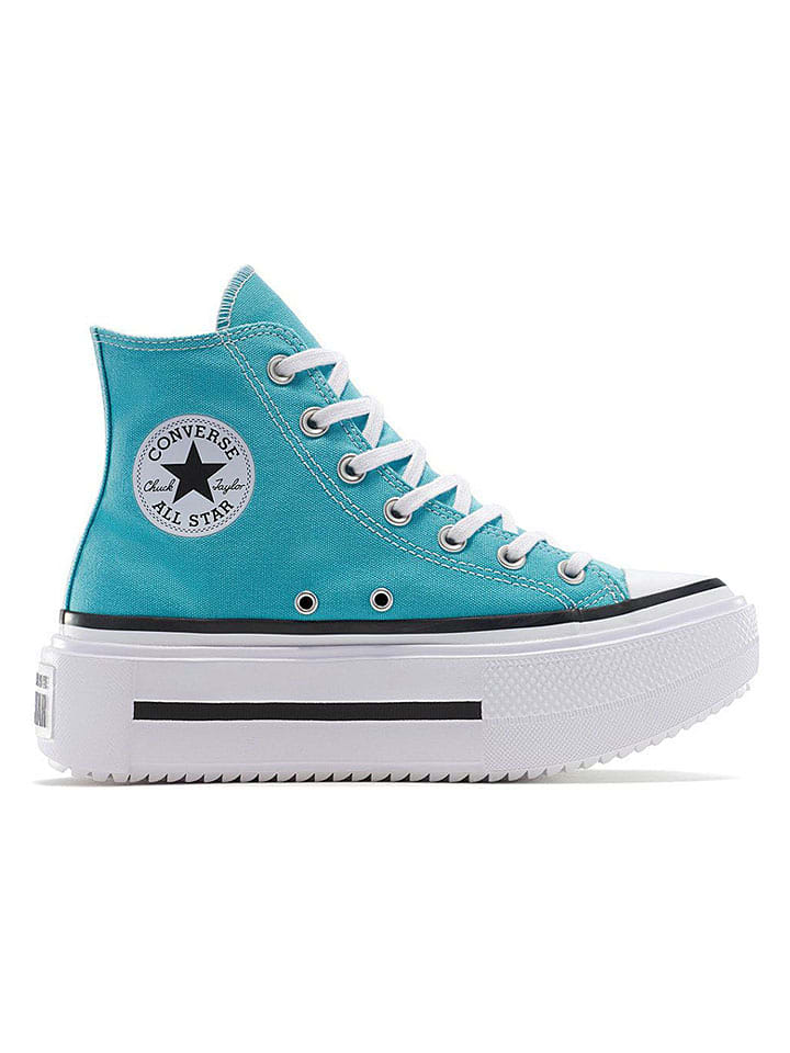 Sneakersy "Chuck Taylor All Star Double Stack" w kolorze turkusowym