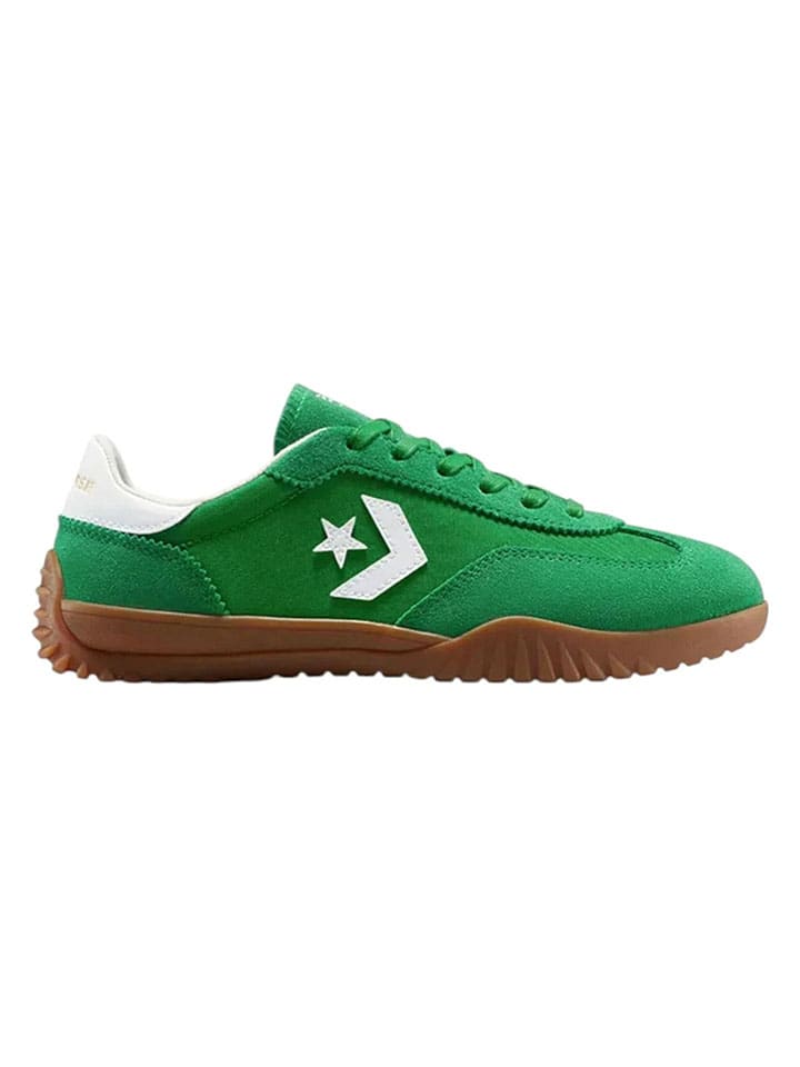 Leder-Sneakers "Run Star" in Grün