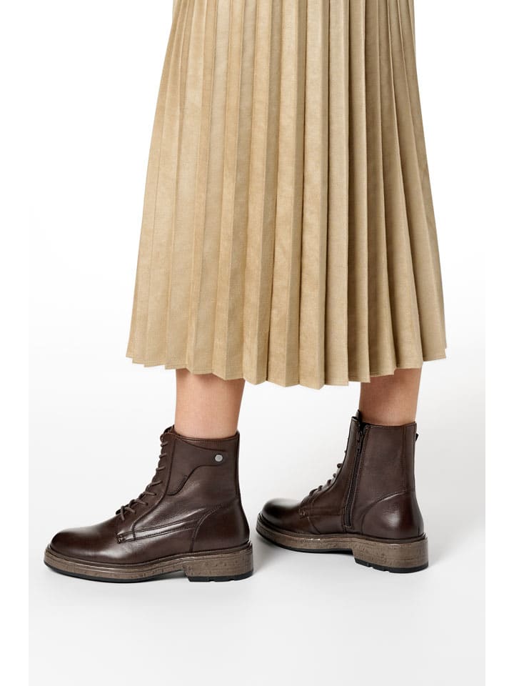 Leder-Boots "Swelen" in Braun