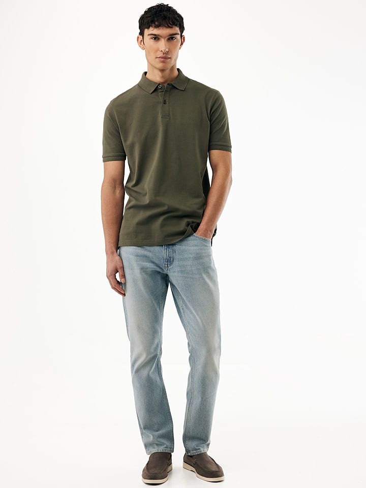 Koszulka polo "Bogie" w kolorze khaki