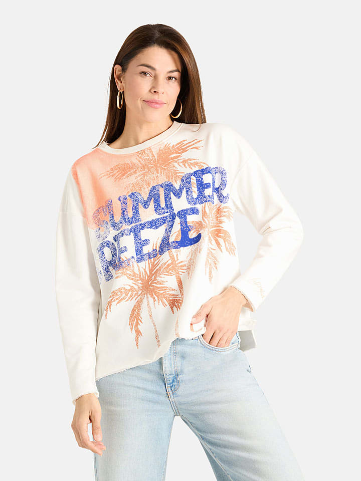Bluza w kolorze kremowym