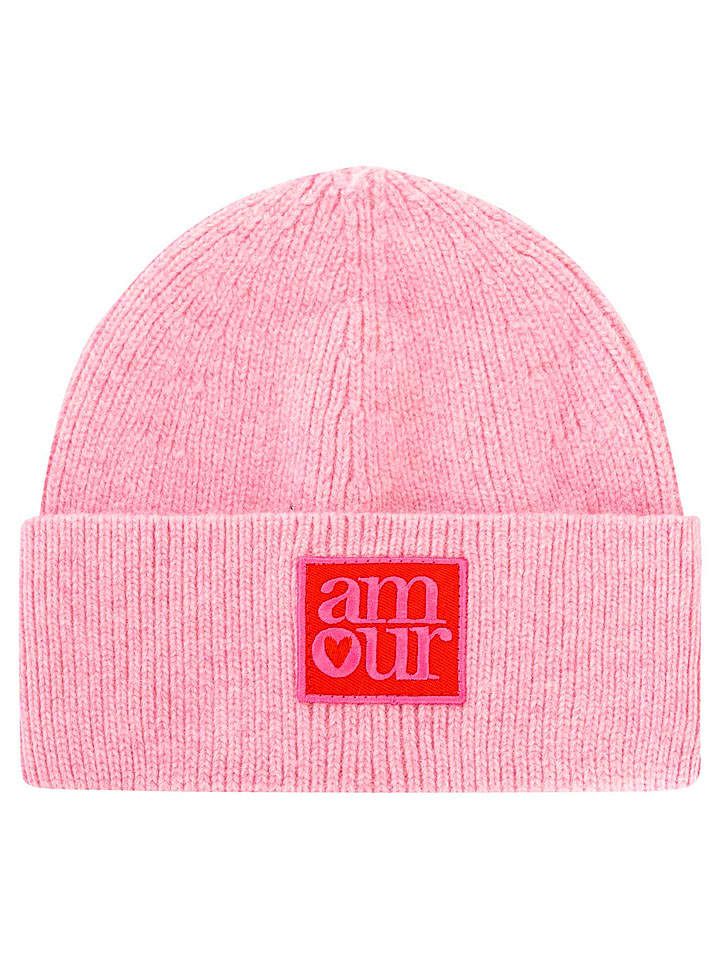 Mütze "Amour" in Rosa