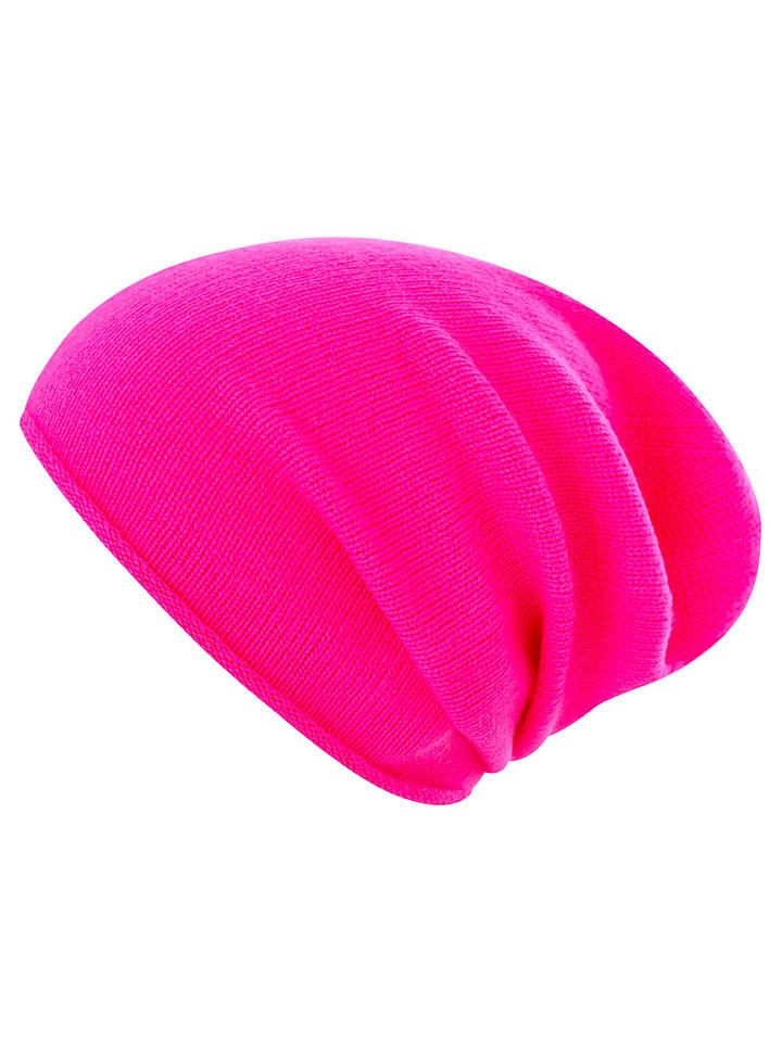 Kaschmir-Beanie in Pink