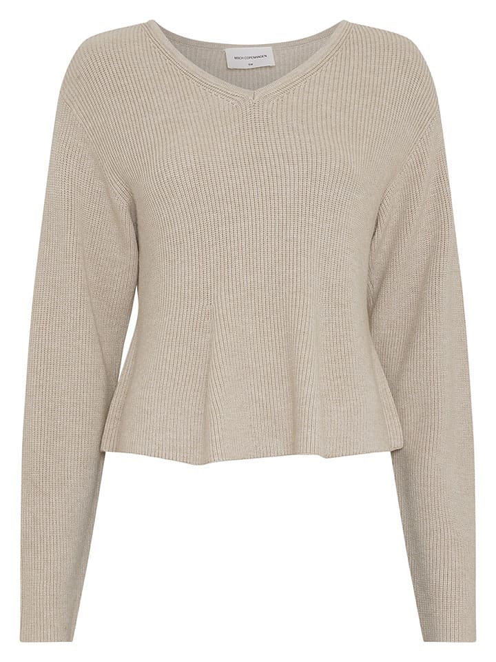 Sweter w kolorze beżowym