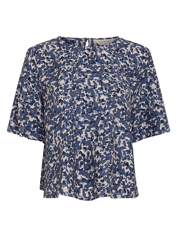 Bluse in Dunkelblau