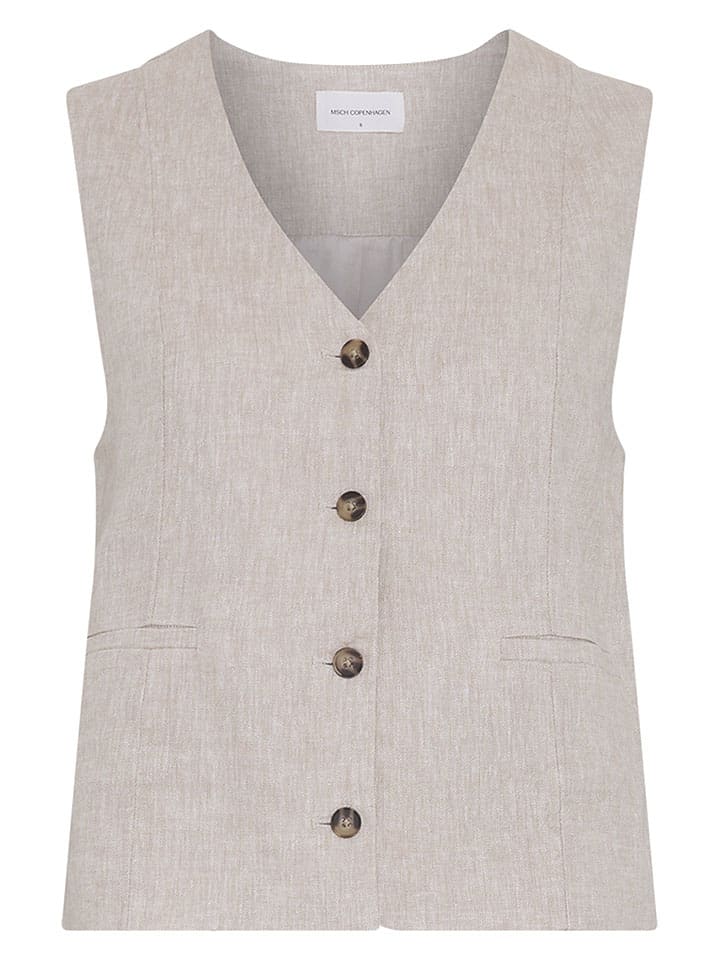 Weste in Beige