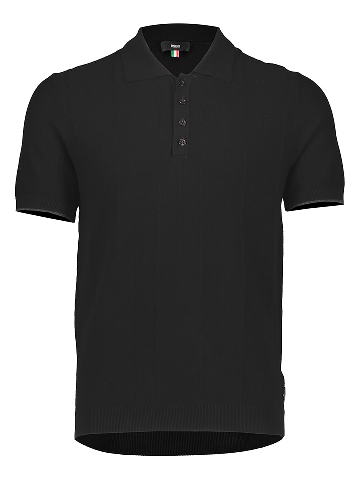 Poloshirt in Schwarz