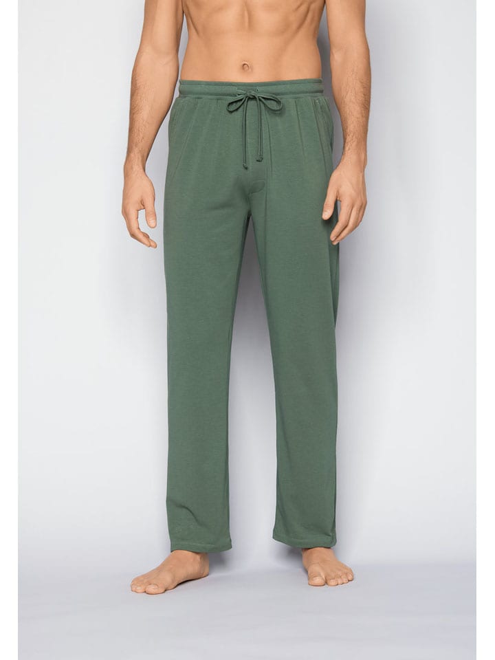 Pyjama-Hose in Grün