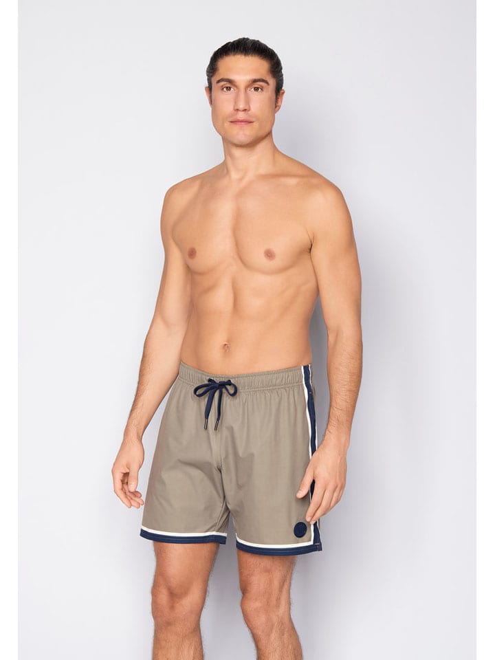 Badeshorts in Beige
