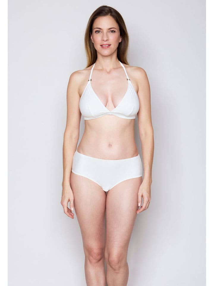 Biustonosz bikini w kolorze białym