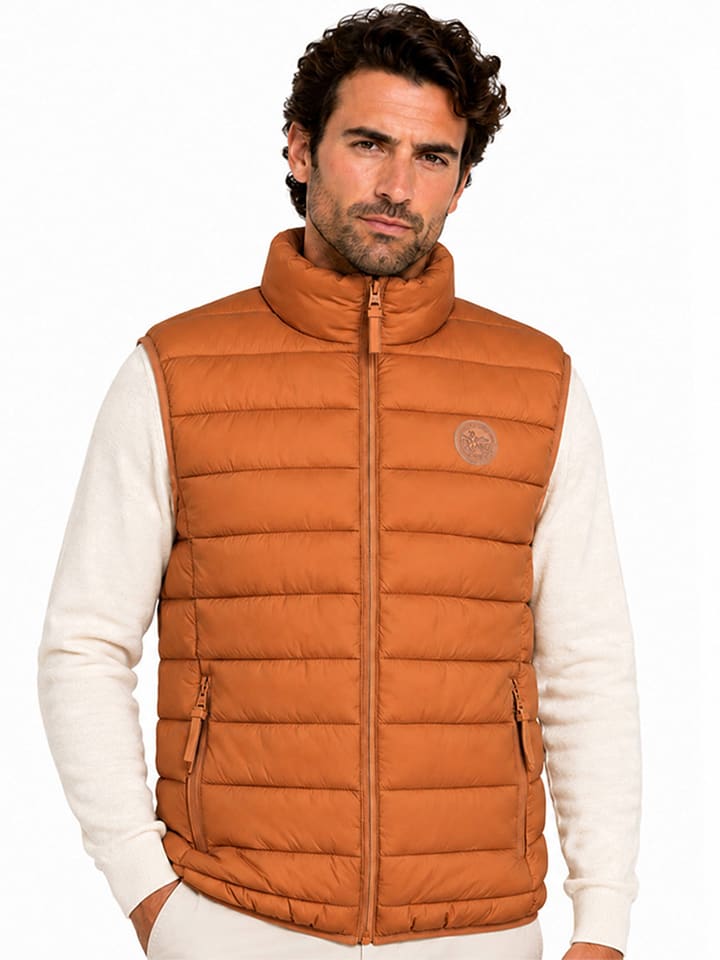 Steppweste "Vamiglobe" in Camel