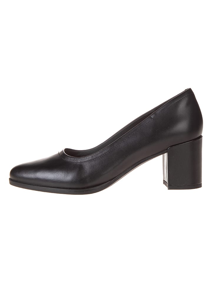 Leren pumps "Freva55 Court" zwart