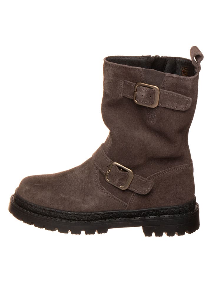 Leder-Boots in Braun
