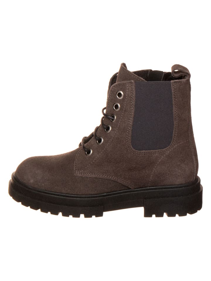 Leder-Boots in Braun