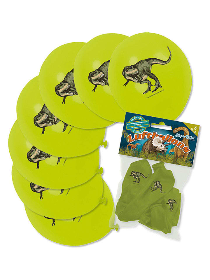 Luftballons "T-Rex" - ab 3 Jahren - 8 Stück