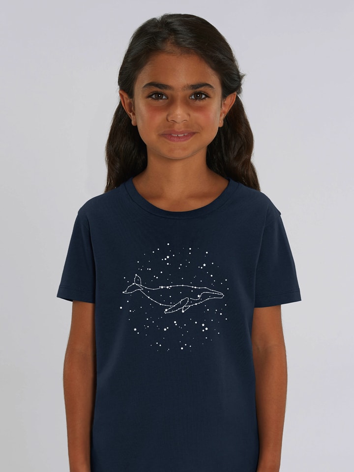 Shirt "Whale" in Dunkelblau