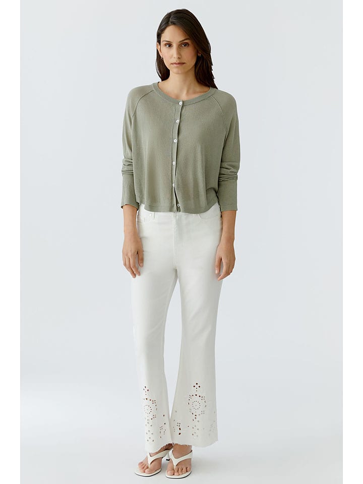 Cardigan in Grün