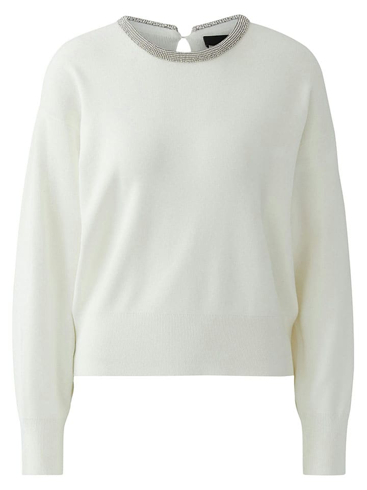 Sweter w kolorze kremowym