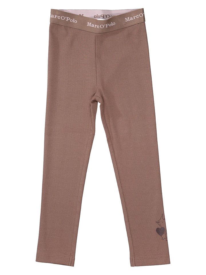 Leggings in Hellbraun