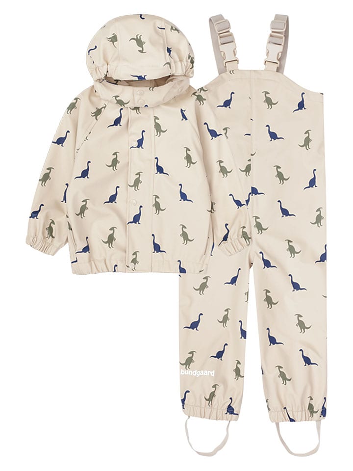 2tlg. Regenoutfit "Cali" in Creme