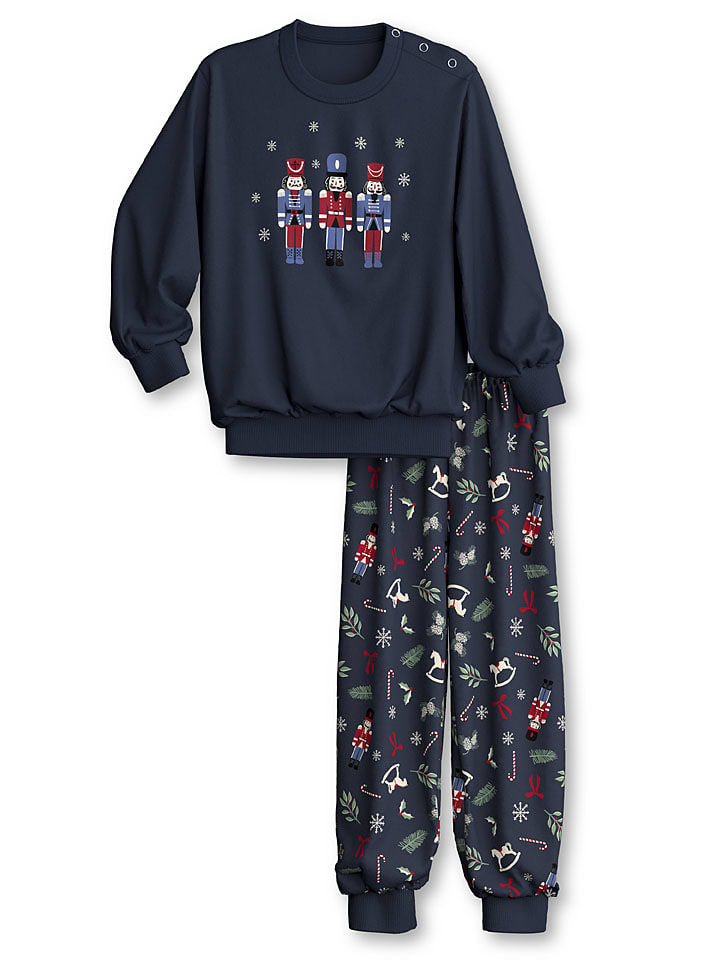 Pyjama in Dunkelblau
