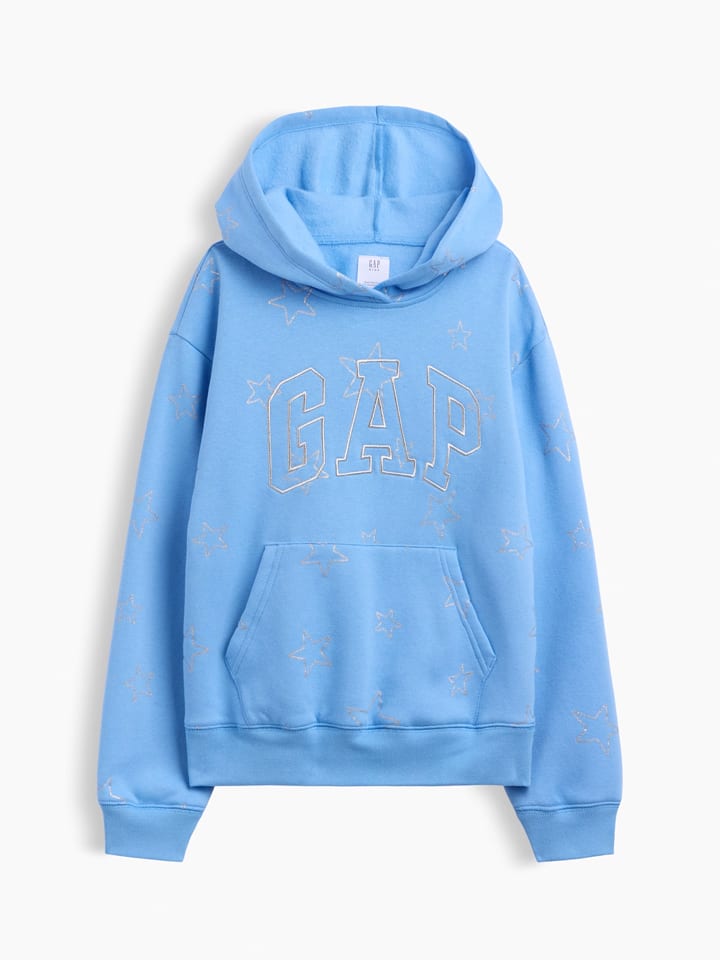 Hoodie in Hellblau