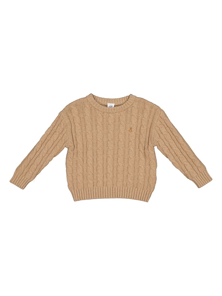 Sweter w kolorze jasnobrązowym