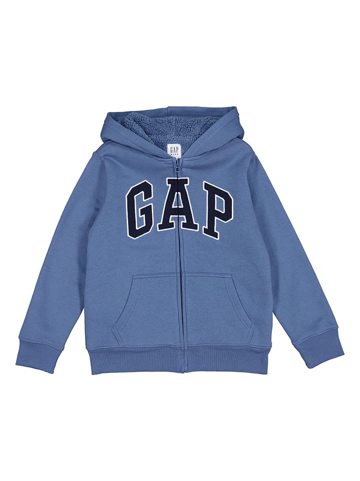 Sweatvest blauw