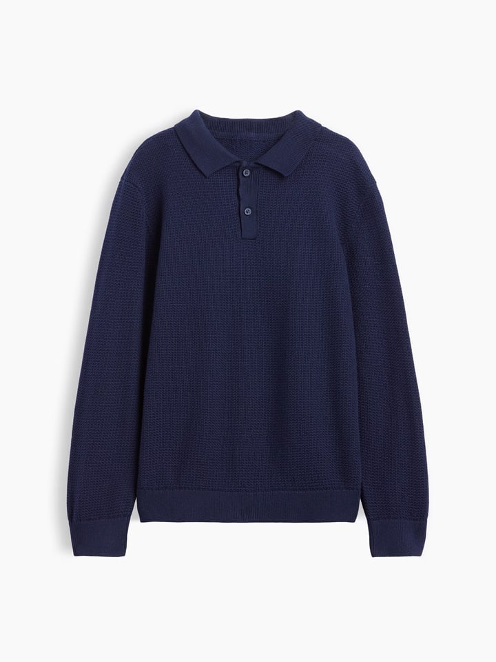 Poloshirt in Dunkelblau