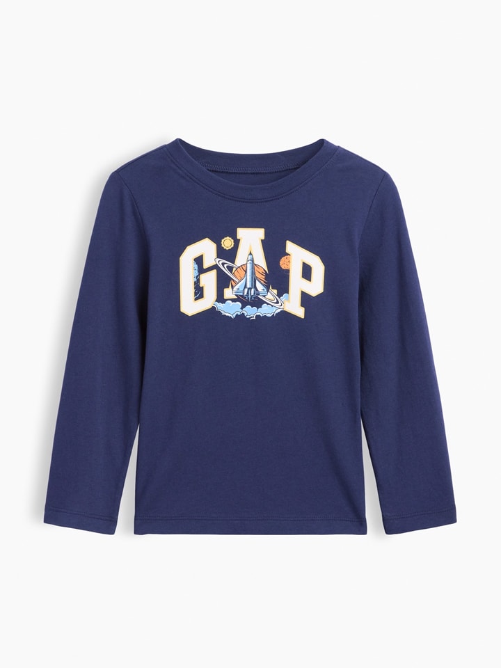 Longsleeve in Dunkelblau