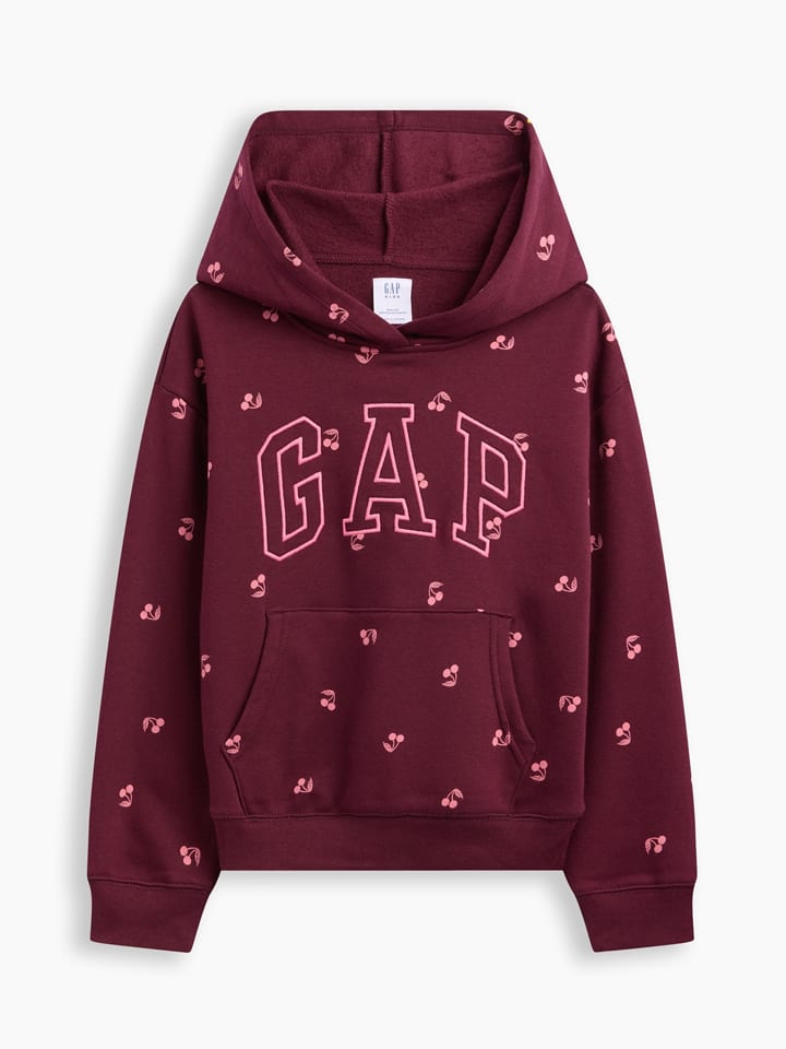 Hoodie in Bordeaux