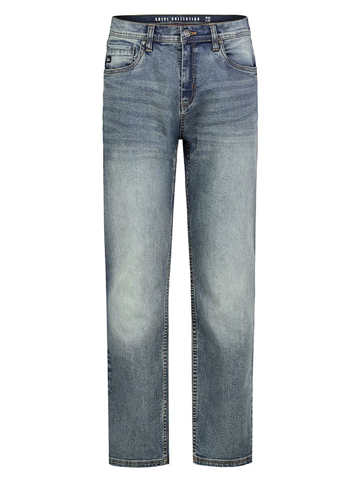Spijkerbroek - straight fit - blauw
