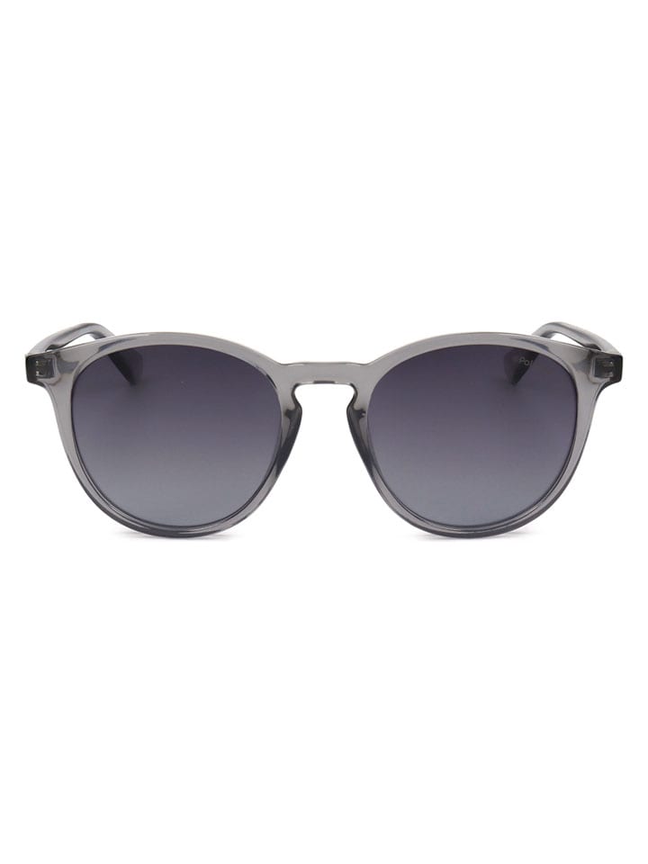 Unisex-Sonnenbrille in Grau/ Dunkelblau