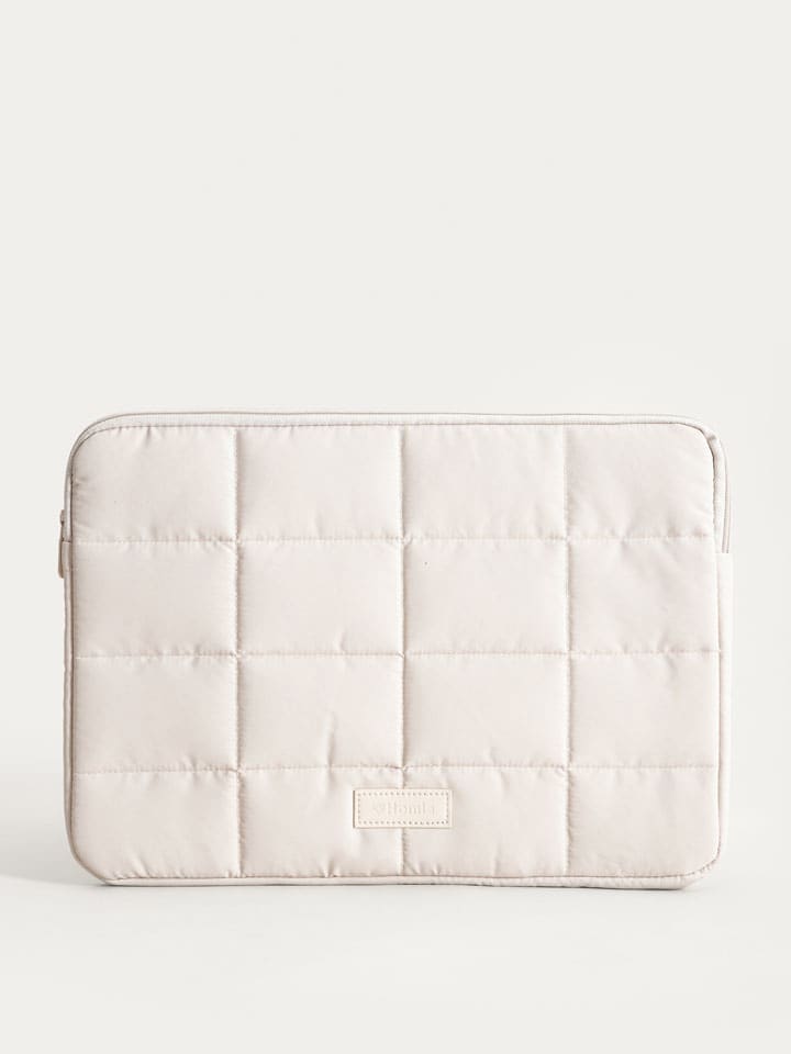 Laptophülle "Belari" in Beige - (L)36,5 x (B)26,5 cm