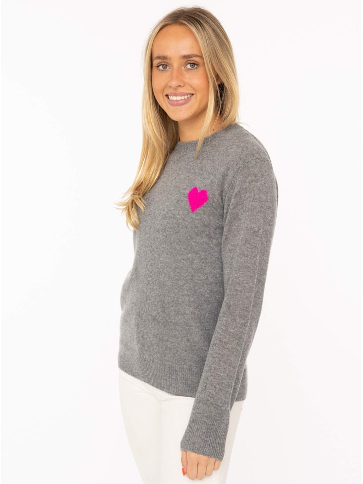 Kaschmir-Pullover in Grau