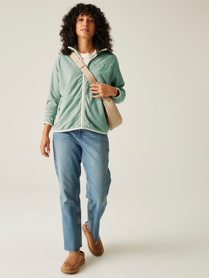 Fleece vest "Lilana" groen