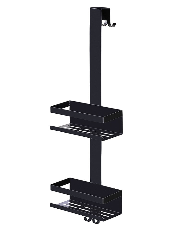Hangplank ''Bribano Duo'' zwart - (B)23 x (H)71 x (D)18 cm