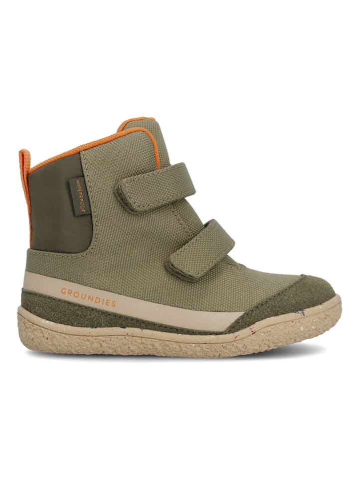 Buty barefoot "Ottawa" w kolorze pomarańczowo-oliwkowym