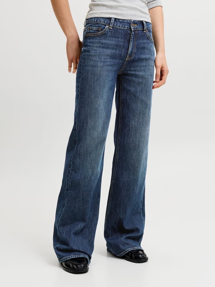 Jeans - Flared fit - in Dunkelblau