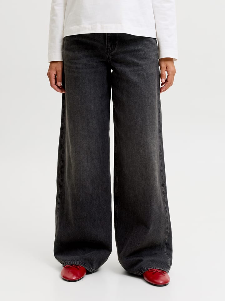 Jeans - Wide leg - in Anthrazit
