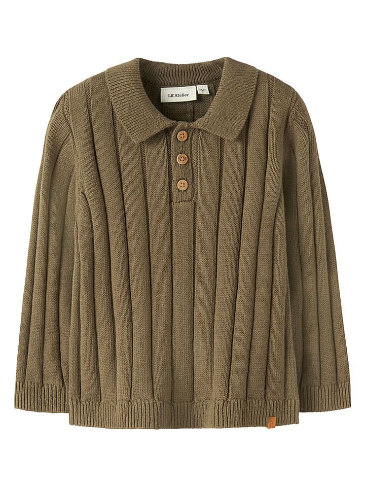 Sweter "Lomon" w kolorze brązowym